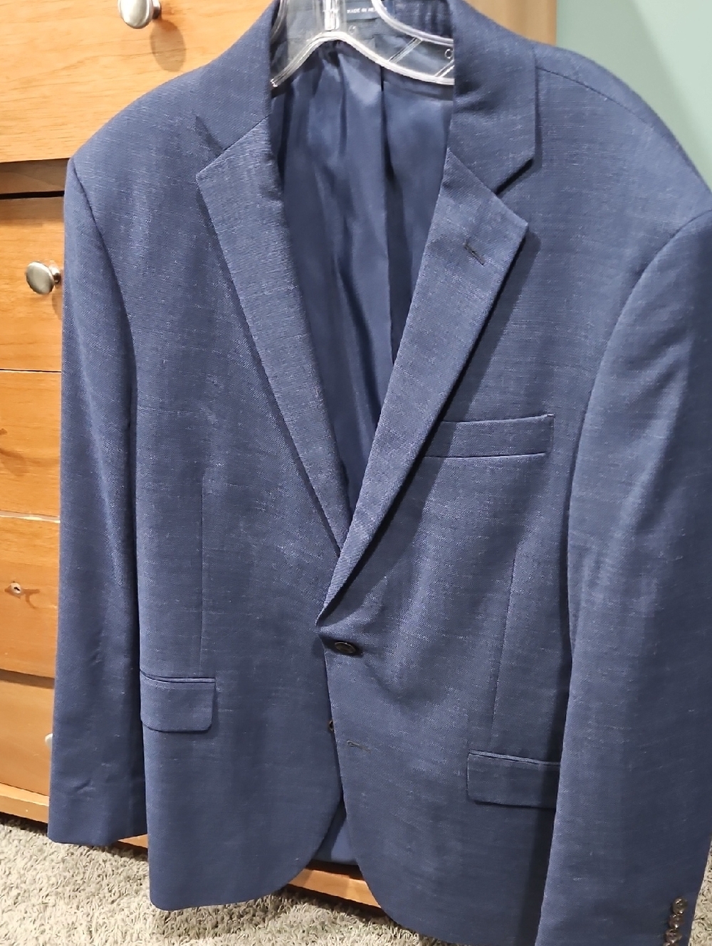 Men's Classic Navy Blazer 44r